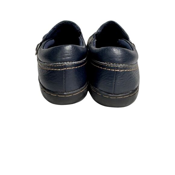 Clark’s blue leather Ashland indigo loafers size 6 - Picture 9 of 12